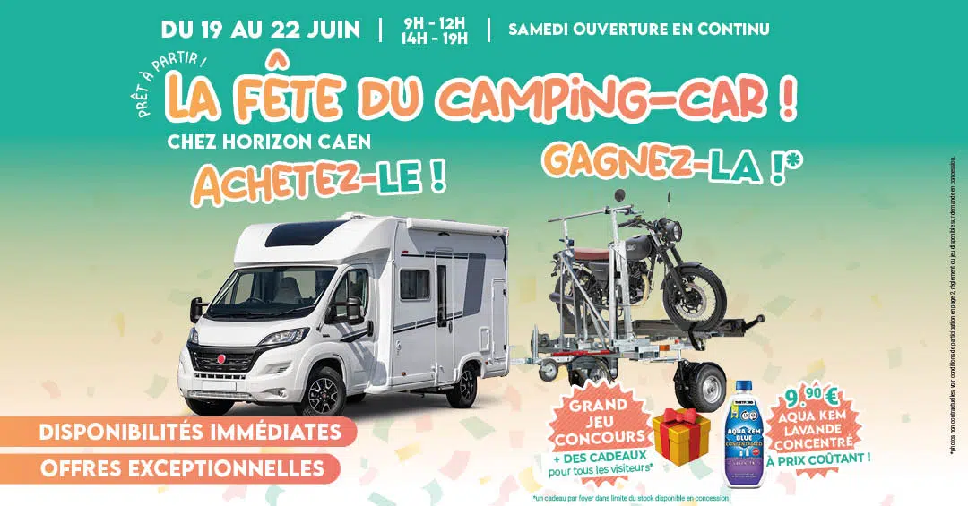 Bannière Fête du camping-car Caen